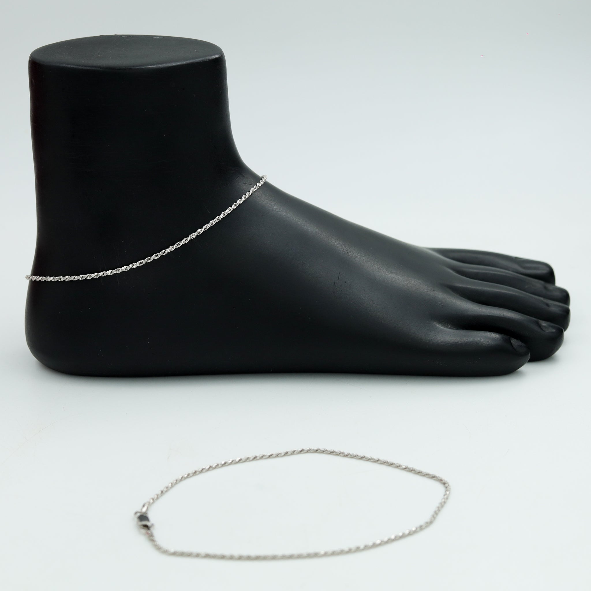 Pure Silver 925 Hallmarked Silver Anklet 5119-22