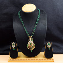 Medium Size Polki Pendant Set 10982-21