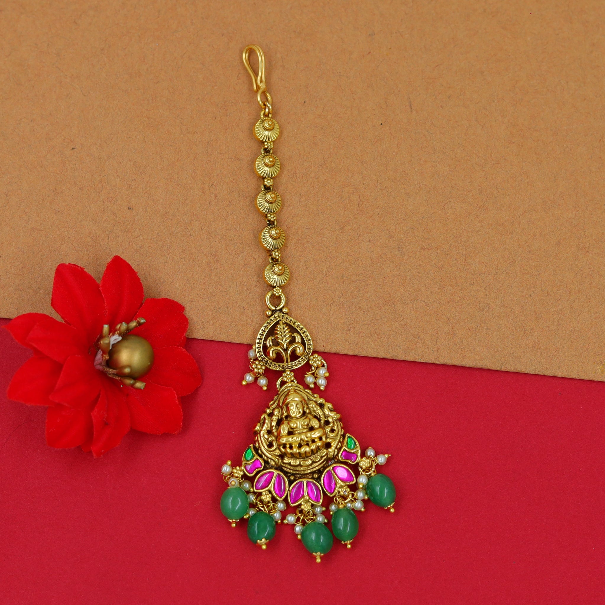 Temple Maang Tikka 15669-28