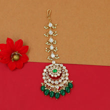 Gold Maang Tikka 15711-28