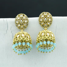 Firozi Antique Earrings 19787-6971