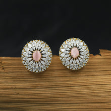 Pink Zircon/AD Earring 10934-6757