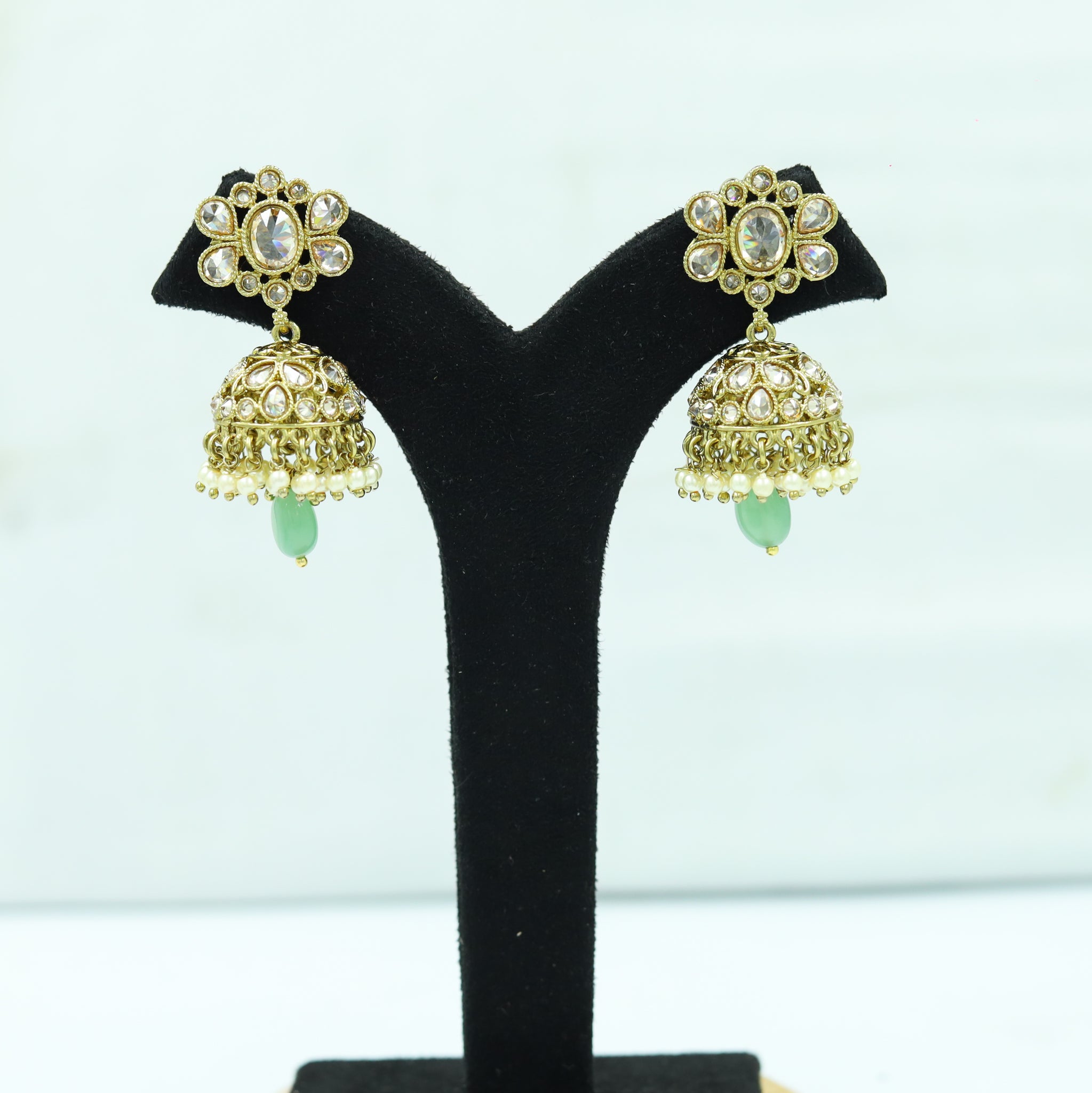 Mint Green Antique Earring 20029-7213