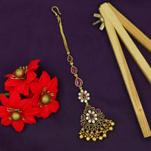 Antique Gold Maang Tikka 15662-28