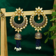 Kundan Blue Earring 2913-6978