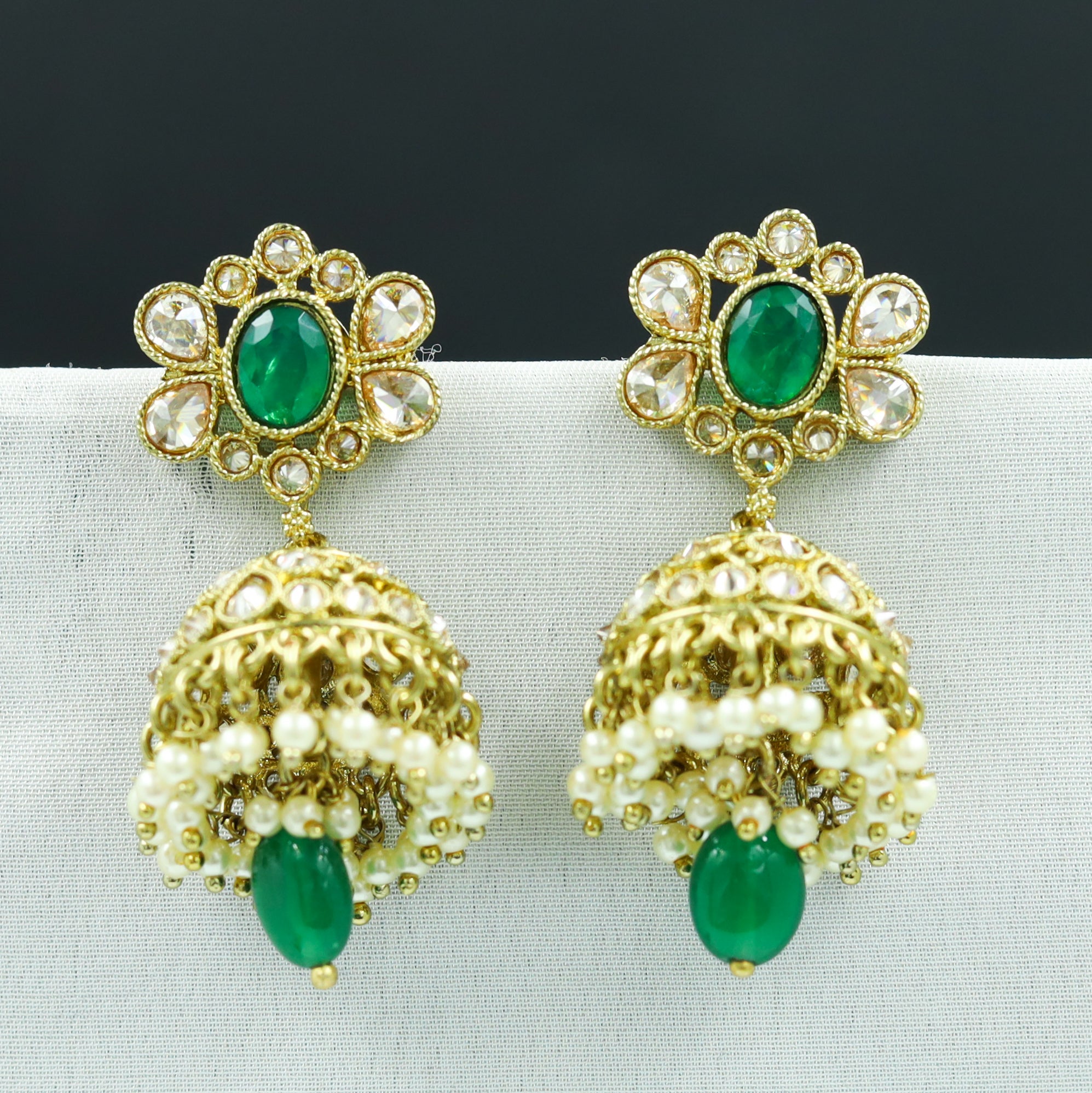 Green Antique Earring 20027-7211