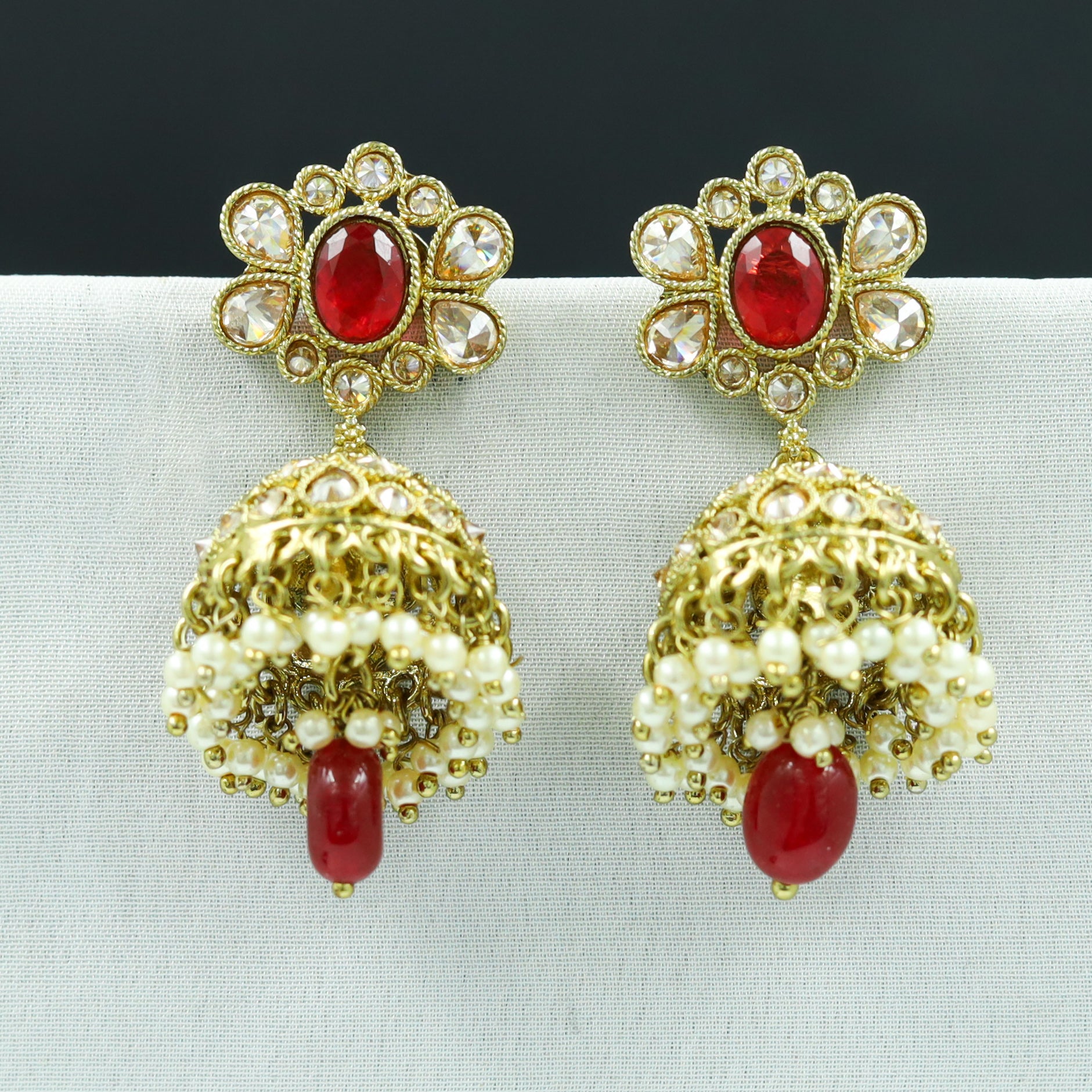 Ruby Antique Earring 20026-7218