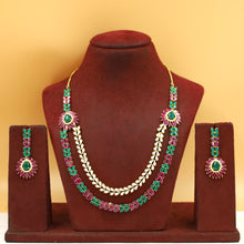 Round Neck Jadau Necklace Set 5993-65