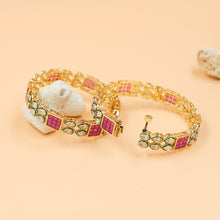 Ruby Color Polki Bangles/Kada 19302-6484