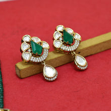 Long Neck Kundan Necklace Set 19794-69