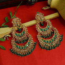 Green Gold Look Earring 12901-9507