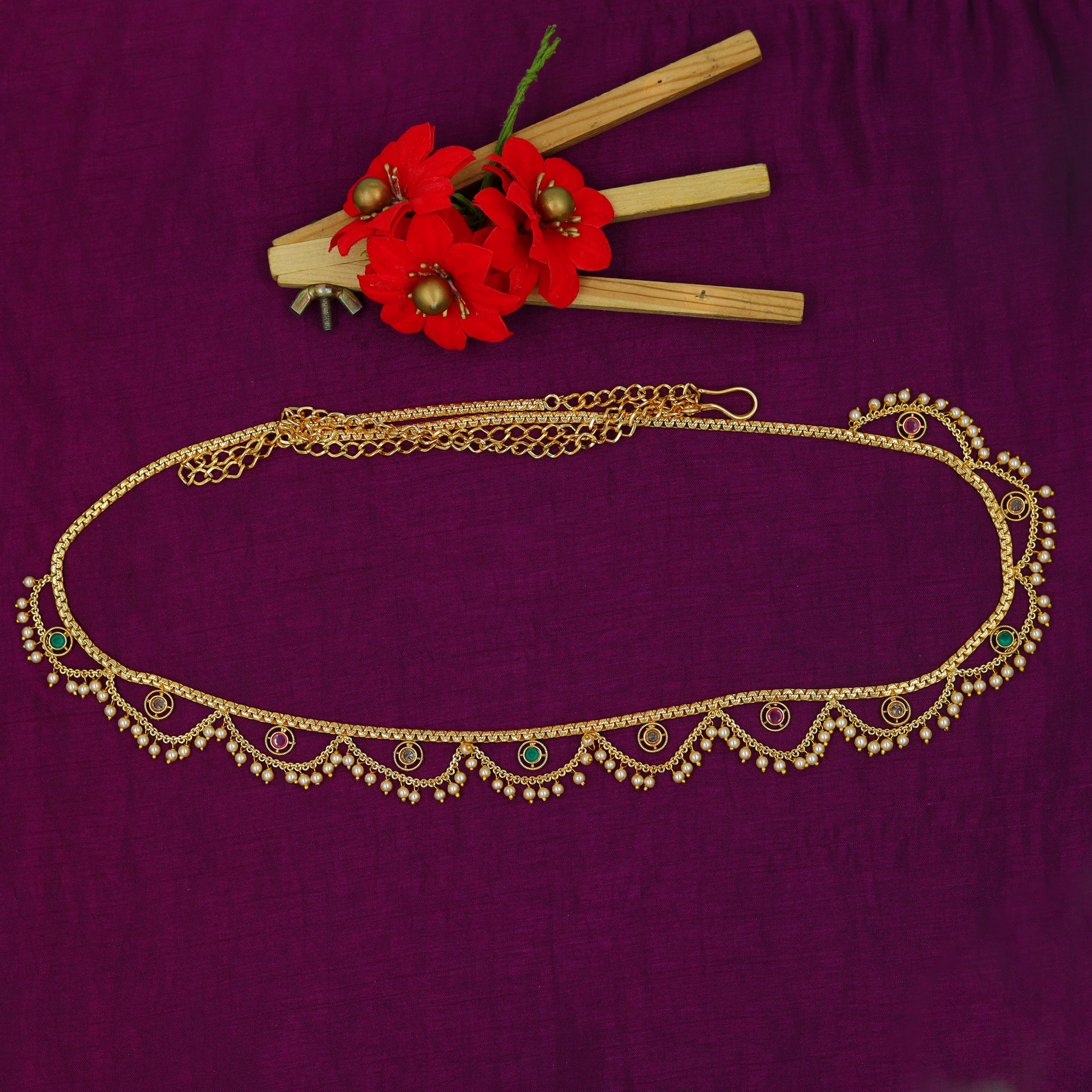 Gold Look Kamarband 14941-21