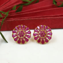 Ruby Jadau Pendant Set 9938-5111