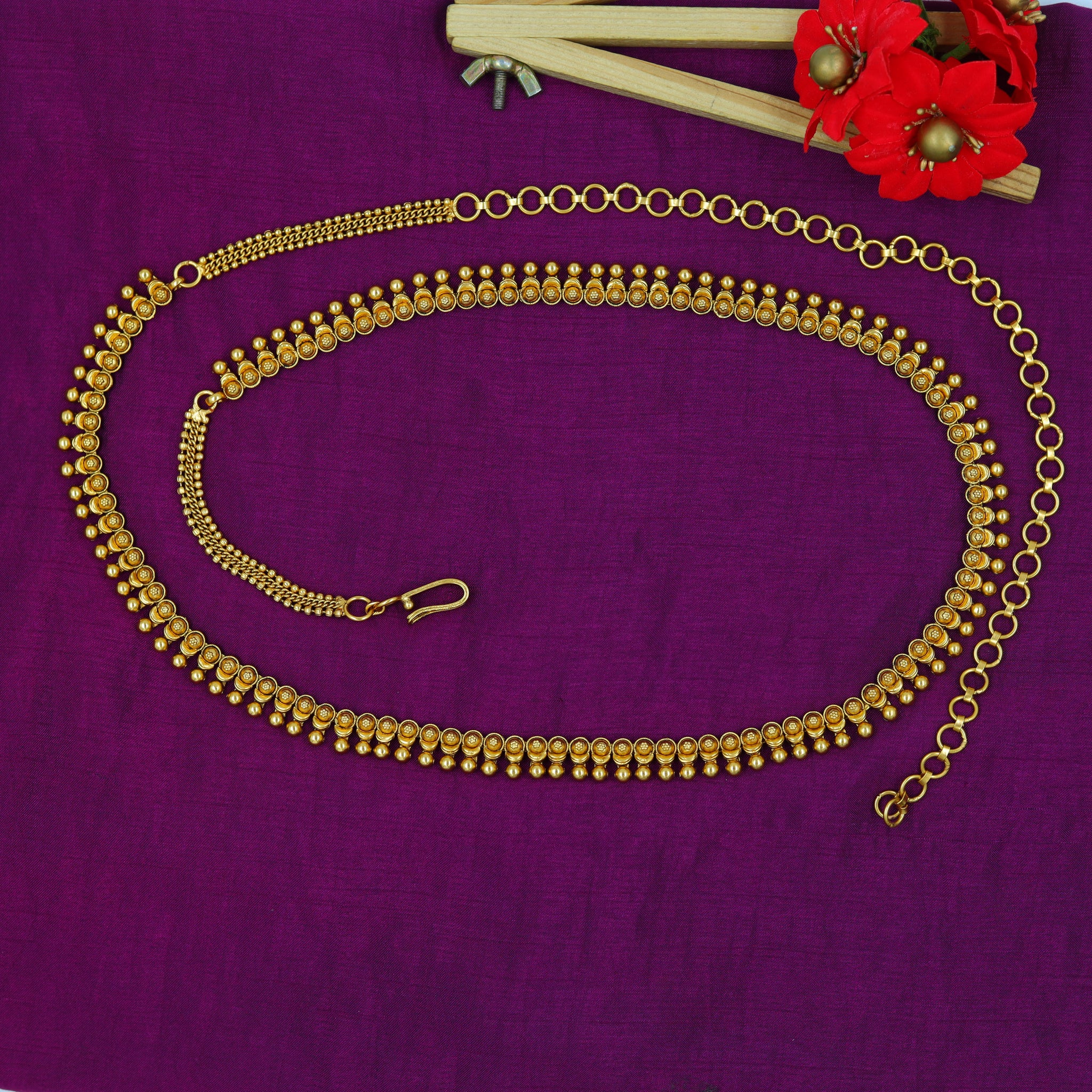 Antique Gold kamarband 15687-28