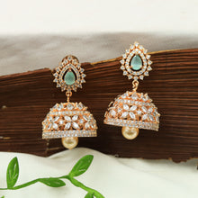 Mint Green Zircon/AD Earring 18048-5230