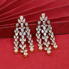 Round Neck Zircon/AD Necklace Set 19538-08