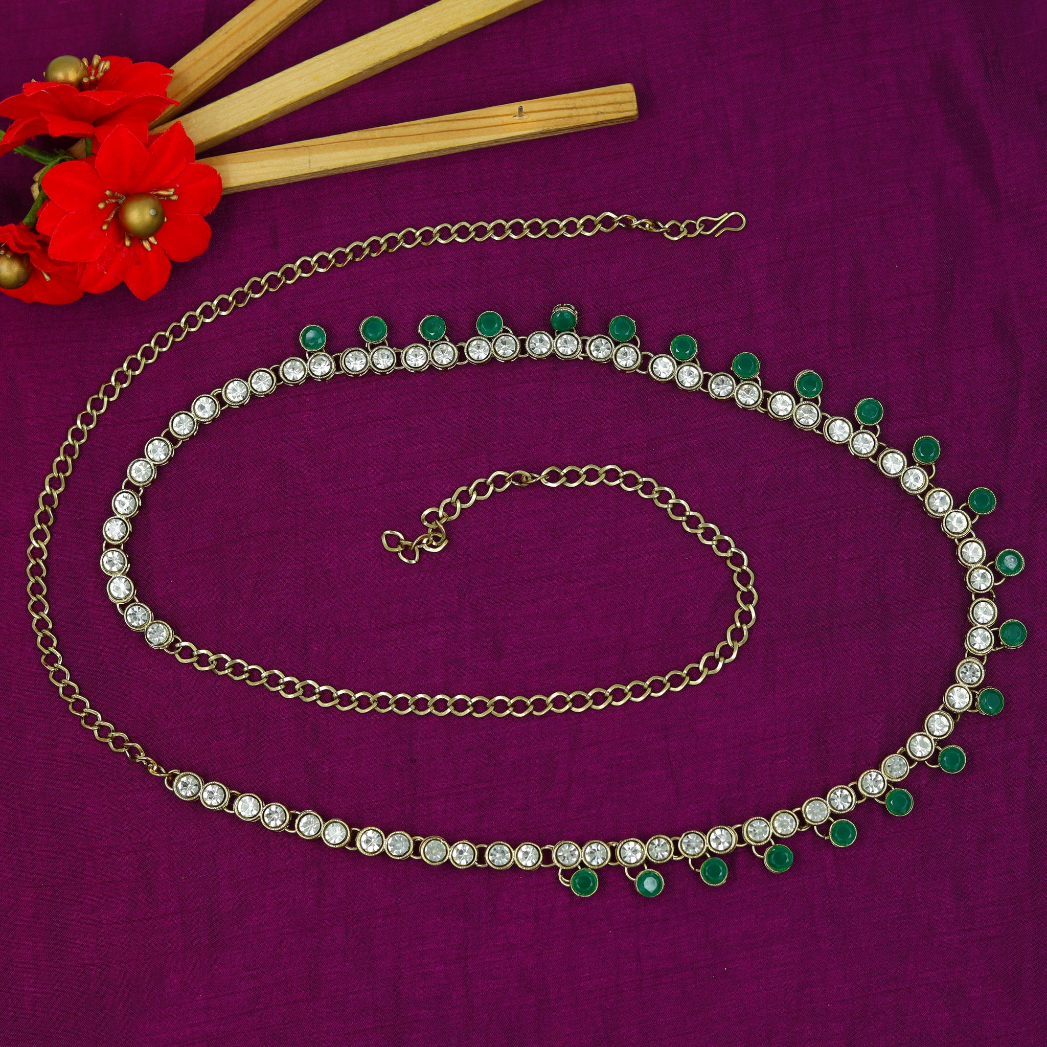 Mehandi Finish Kamarband 15905-28