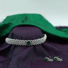 Choker Zircon/AD Necklace Set 15351-69