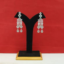 Pink Zircon/AD Necklace Set 16622-3769