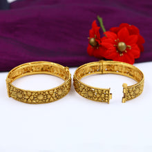 Antique Gold Finish Bangles/Kada 12057-28