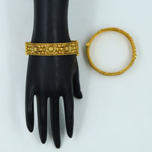Antique Gold Finish Bangles/Kada 12057-28