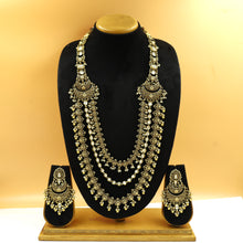 Long Neck Antique Necklace Set 19316-28