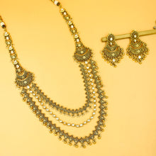 Long Neck Antique Necklace Set 19316-28