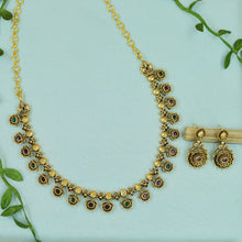 Round Neck Antique Necklace Set 22337-21