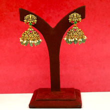 Long Neck Temple Necklace Set 19745-1