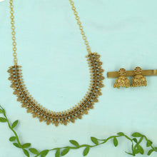 Round Neck Antique Necklace Set 22335-21