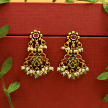 V Neck Antique Necklace Set 20703-28