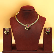 Round Neck Antique Necklace Set 19275-28