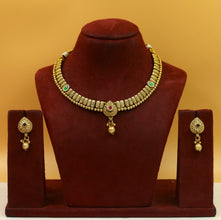 Round Neck Antique Necklace Set 20991-1