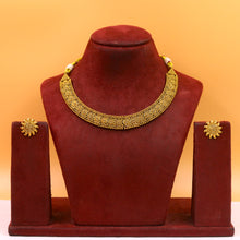 Round Neck Antique Necklace Set 20691-28