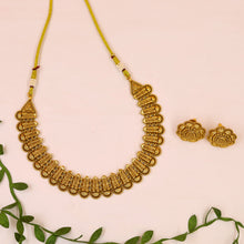 Round Neck Antique Necklace Set 20721-28