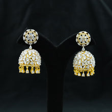 Gold Zircon/AD Earring 9876-5036