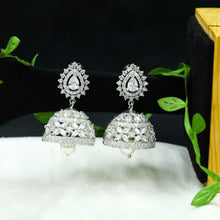 Silver Zircon/AD Earring 18054-5236
