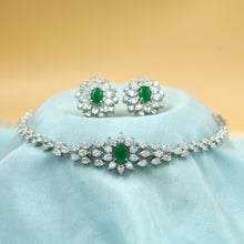 Choker Zircon/AD Necklace Set 19364-69