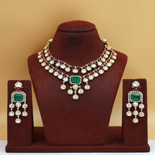 Round Neck Layered Kundan Necklace Set 19777-31