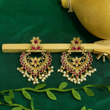 Ruby Gold Look Earring 2798-6863