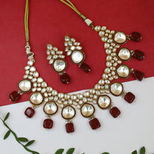 Round Neck Kundan Necklace Set 6365-28