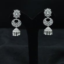 Silver Polish Zircon/AD Earring 6809-69