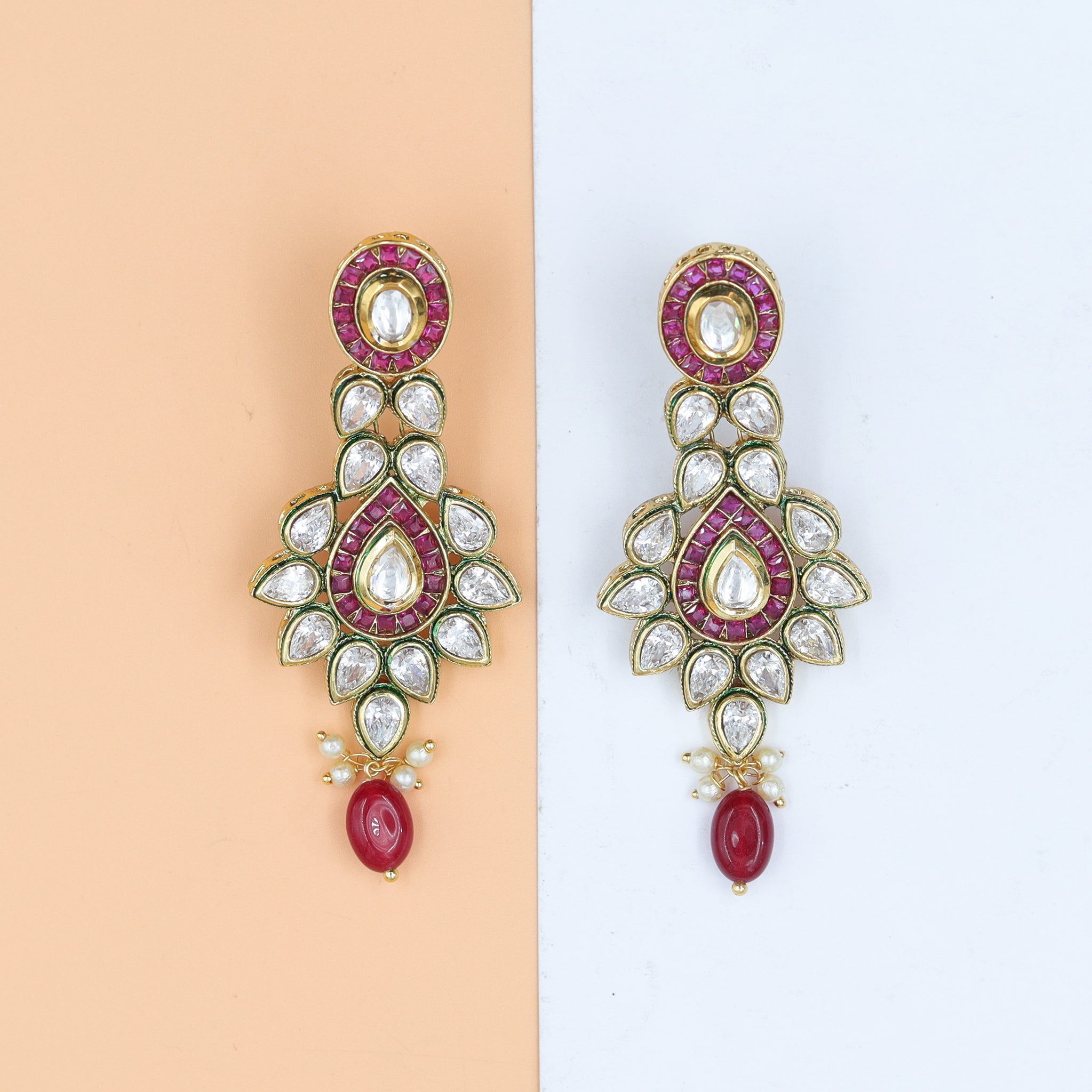 Polki Earring 1021-21