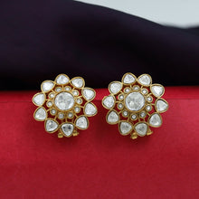 Sabyasachi Inspired Moissanite Tops/Studs Kundan Earring 16630-87