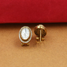 Sabyasachi Inspired Moissanite Tops/Studs Kundan Earring 16623-87