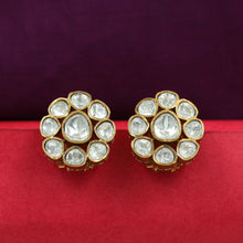 Sabyasachi Inspired Moissanite Tops/Studs Kundan Earring 16622-87