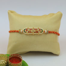 Kundan Meenakari Men's Rakhi Hand Made In India 20070-100