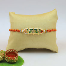 Kundan Meenakari Men's Rakhi Hand Made In India 20070-100