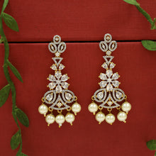 Gold Zircon/AD Necklace Set11568-7680