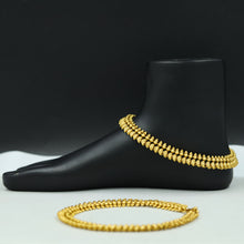 Antique Gold Plated Payal/Ankelts 10367-28